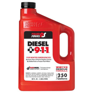 Power Service Diesel 9-1-1 Winter Rescue Formula 64 oz, Pack of 6